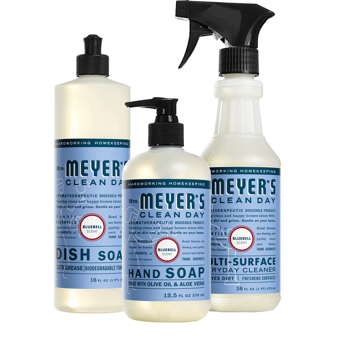 Mrs. Meyer's Bluebell Kitchen Basics Set
