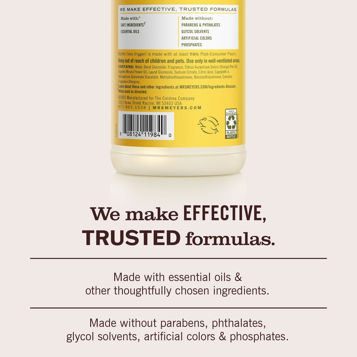 Mrs. Meyer's Dandelion Multi-Surface Everyday Cleaner 3-count Bundle